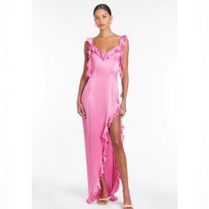 Amanda Uprichard Sonnet Silk Dress